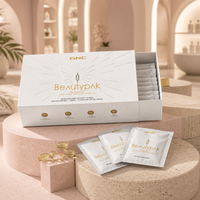 Boîte d'emballage personnalisée pour sachets de compléments beauté, boîte en papier rigide à tiroir, logo gaufré à l'or, impression personnalisée, boîte cadeau