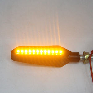 Autodragons 12V Clignotants Séquentiels Universels pour Moto, Feux de Jour (DRL) 12 LED, Feux Stop et Clignotants Ambre - Product Image 5