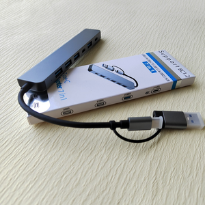ฮับ <span class=keywords><strong>USB</strong></span> 3.0 คุณภาพสูง <span class=keywords><strong>7</strong></span> in 2 สำหรับเดสก์ท็อป และตัวแยกพอร์ต <span class=keywords><strong>USB</strong></span> หลายพอร์ต <span class=keywords><strong>7</strong></span> in 2 ฮับ <span class=keywords><strong>USB</strong></span> 2.0 ฮับ Type-C สำหรับแล็ปท็อป Macbook - Product Image 6