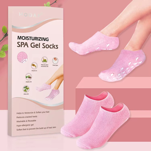 Calcetines de Gel para Spa, Capa Interior de Gel con Extractos Naturales de Plantas, Crean una Experiencia de Cuidado de Pies Suave para el Tiempo Libre y Días de Descanso - Product Image 1