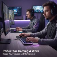 Alas Keyboard Gaming RGB Berpemanas Custom OEM ODM, Alas Meja Penghangat Grafena, Penyangga Pergelangan Tangan untuk Gamer PC dan Kantor