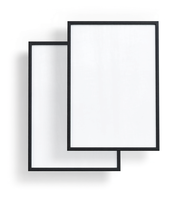 Cadre photo en bois 30x40cm avec support amovible A4, montage mural, orientation horizontale et verticale pour usage domestique