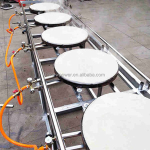 Hand Push Semi Automatic Gas Heating Dosa Baking Machine Baked Flat Thin Pancake <b>Maker</b> <b>Bread</b> Machine with Good Price - Product Image 3