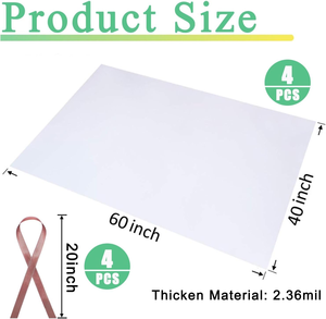 <span class=keywords><strong>10</strong></span> sacs de rangement en plastique LDPE transparents, durables, anti-poussière, anti-humidité, surface gaufrée, taille personnalisable, pour supermarché - Product Image 6