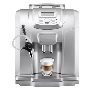 Cafetera eléctrica profesional completamente automática de acero inoxidable con espuma de leche - Product Image 5