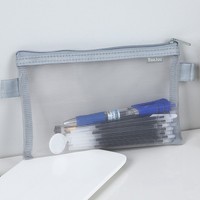 Meilleures ventes Sac de classement personnalisé en plastique tulle coloré Fournitures de bureau scolaires Sac de classement en gaze taille A4 A5 A6