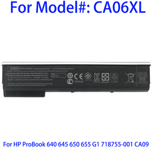 Chất lượng Pin máy tính xách tay ca06xl cho <span class=keywords><strong>HP</strong></span> <span class=keywords><strong>Probook</strong></span> <span class=keywords><strong>640</strong></span> 645 650 655 <span class=keywords><strong>G1</strong></span> CA06 718755-001 CA09 10.8V 55Wh Pin máy tính xách tay - Product Image 2