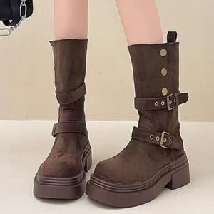 รองเท้าโมคาซินผู้ชายสีน้ำตาลคุณภาพสูง หนังอังกฤษแบบวอชด์ สไตล์เรโทร ตัดเย็บแบบ Goodyear Welted ทำมือ - Product Image 3