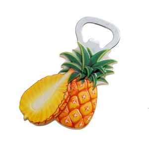 Cute Cartoon <strong>Refrigerator</strong> <strong>Magnet</strong> Beer Opener 3D Resin Watermelon Orange Fruit Magnetic Fridge <strong>Magnets</strong> for Kitchen Decoration - Product Image 5