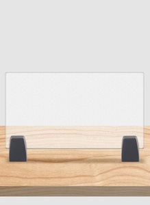 Clip de fixation en alliage d'aluminium GQK pour panneaux acryliques et verre Installation facile et durable Connecteurs de séparation d'écran de bureau - Product Image 3