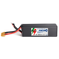 Baterai LiHV Racing 6S 22.8V 1300mAh 115C XT90 Extreme Discharge FPV Drone LiPo untuk Kompetisi Quadcopter Kecepatan Tinggi 800 Cycle