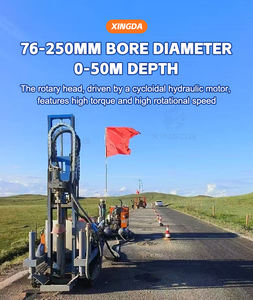 Perfuratriz Hidráulica Multifuncional Xingda XDH-180 de Estrutura Compacta e Flexível para Perfuração de Rochas - Product Image 4