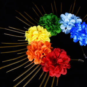 <span class=keywords><strong>Couronne</strong></span> de Halo faite à la main pour femmes <span class=keywords><strong>couronne</strong></span> de Halo fleur colorée <span class=keywords><strong>couronne</strong></span> grecque déesse Cosplay paillettes casque fait à la main Boho Halloween - Product Image 3