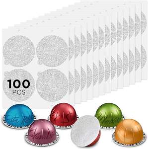 Couvercles autocollants pour capsules de café de 63 mm, scellés en aluminium, pour capsules <span class=keywords><strong>Nespresso</strong></span> Vertuoline - Product Image 1