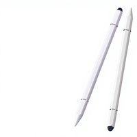 Stylet capacitif universel 3-en-1 amélioré en plastique pour écrans tactiles Android et iPad et téléphones mobiles MEEPSS MPS195