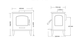 Chimenea Moderna de Hierro Fundido con Llama Real para Decoración de Interiores, Uso en Salas de Estar y Hoteles, Directo de Fábrica - Product Image 3