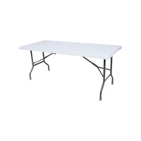 Tables pliantes en plastique de haute qualité, tables de mariage pliantes, tables pour événements de jardin, tables pliantes pour fêtes, tables d'extérieur de 6 pieds et 8 pieds