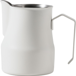 Pichet à latte art en acier inoxydable Kafei Shi 300g avec bec long pour la préparation du café - Product Image 5
