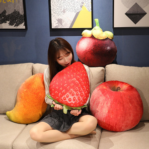 Almohada creativa <span class=keywords><strong>de</strong></span> fruta y fresa, juguete <span class=keywords><strong>de</strong></span> peluche, Durian muñeco, sofá, almohada, cojín, <span class=keywords><strong>marioneta</strong></span> cómoda para niñas - Product Image 4