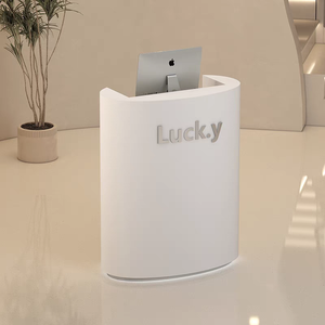Mostrador Pequeño de Diseño Moderno para Barbería, Salón, Centro Comercial, Minibar, Uso como Caja para Manicura con Luces, Popular para Tiendas de Ropa - Product Image 3