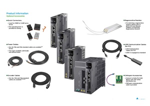 Controlador de Ejes Múltiples de Alta Velocidad ASD-A3-5543-E 5.5kW 3PH 400V EtherCAT para Automatización Industrial IP20 - Product Image 5