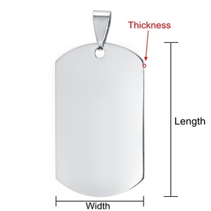 Etiqueta de Identificación para Perros de Acero Inoxidable en Blanco, Personalizable, Colgante Ovalado, Venta al Por Mayor de Fábrica Ewang - Product Image 3