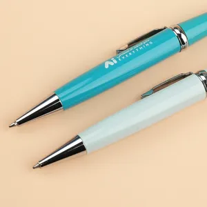 Mini bolígrafos a granel <span class=keywords><strong>pequeño</strong></span> Bolígrafo De Metal con cabezal de aguja para hotel logotipo personalizado Color Twist Pen - Product Image 3