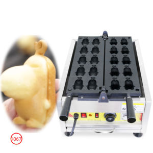 เครื่องทำวาฟ<span class=keywords><strong>เฟิ</strong></span><span class=keywords><strong>ล</strong></span>รูปเป็ดการ์ตูน สแตนเลส ไฟ<span class=keywords><strong>ฟ</strong></span>้า รุ่นเชิงพาณิชย์ 10 หลุม เครื่องทำเค้ก น้ำหนักเบา เหมาะสำหรับร้านค้าริมทาง - Product Image 5