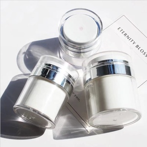 Custom Printed Frosted Matte Finish <strong>Airless</strong> <strong>Pump</strong> <strong>Jar</strong> 15ml 30ml 50ml Acrylic Plastic PP Base for Face Cream Cosmetics Packaging - Product Image 4