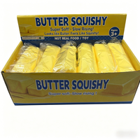 Jouets Squishy : Bâton anti-stress souple en forme de beurre, jouet à presser anti-stress en forme de bâton de fromage à mémoire de forme, très populaire