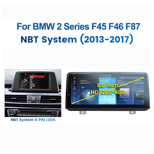 Không dây Carplay đa phương tiện chơi cho BMW 2 Series F22 F45 2013-2016 NBT <span class=keywords><strong>EVO</strong></span> Android 10 8.8 ''Màn hình cảm ứng <span class=keywords><strong>LCD</strong></span> đài phát thanh Carplay - Product Image 5