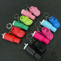 Mengda Offre Spéciale Mini Ice Tyran Cup Hole Chaussures Porte-clés Creative Couple Pendentif Porte-clés Peut être étiqueté et expédié au nom de