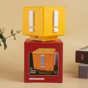 Mario क्लासिक मूक परिवेश प्रकाश वर्ग लैंप प्लास्टिक डेस्कटॉप बेडरूम डोरेटरी गहने तीन पीढ़ियों की विशेषता - Product Image 5