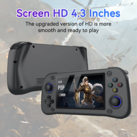 Console de jeu vidéo portable G28 Mini Classique avec écran HD IPS de 4,3 pouces, processeur Quad-Core, 4 Go de RAM, lecteur portable rétro Linux, 64 Go