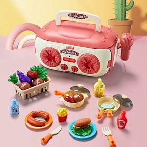 Machine à karaoké multifonction 2 en 1, microphone stéréo, <span class=keywords><strong>mini</strong></span> enfants, jouets de <span class=keywords><strong>cuisine</strong></span>, ensemble de <span class=keywords><strong>cuisine</strong></span> avec connexion mobile - Product Image 2