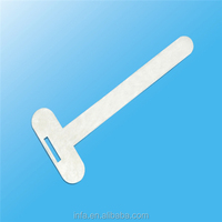 Attache de câble en forme de T en acier inoxydable, sangle de câble en forme de T, marquage laser disponible