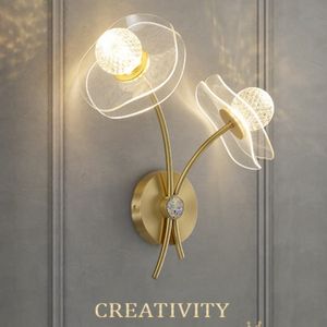 Offre Spéciale applique murale LED moderne style boule de verre Lampes de table martelées simples pour une utilisation en intérieur pour les hôtels et les chambres domestiques - Product Image 5