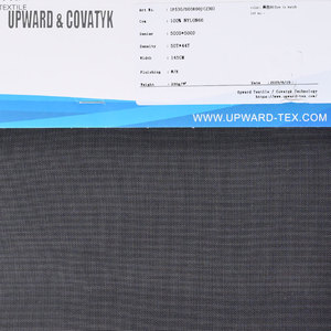 500d Nylon6.6 Oxford High tanacity Tela impermeable BK W/R Nylon 500D Tela para uniformes tácticos - Product Image 2