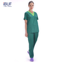 Vêtements de travail usagés prêts à l'emploi, personnalisables avec logo, vente en gros, vêtements d'occasion, blouses médicales, machine