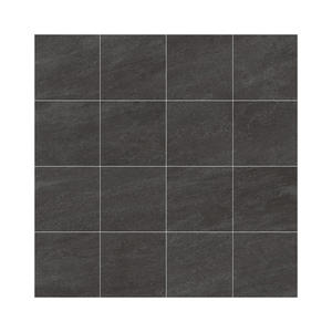 Piastrelle in Gres Porcellanato Effetto <span class=keywords><strong>Ardesia</strong></span> Nero Opaco Antiscivolo 600x600 per Pavimenti di Casa, Soggiorno, Ingresso e Ristrutturazioni - Product Image 5