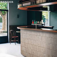 Tuile de mosaïque en marbre 3D Lander Stone série convexe cannelée marbre pour salle de bain cuisine travertin cannelé 3D mosaïque Tuile de marbre