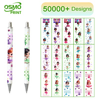 Autocollants personnalisés Osmo UV pour gobelets, autocollants imperméables en plastique pour gobelets, avec citations inspirantes pour projets de bricolage