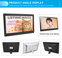 Bingkai foto Digital gambar Video gerak iklan HD 10 inci pabrik Oem dengan Sensor gerak