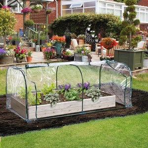 Serre de jardin miniature portable transparente en PVC, économique, avec tubes en acier - Product Image 5