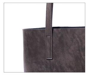 กระเป๋าสะพายไหล่ผู้หญิงหนังวัวฟอกฝาดแบบธรรมชาติ ดีไซน์ใหม่ทันสมัย หนังแท้ กระเป๋าทรงถัง - Product Image 6