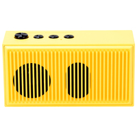 Nouveau Haut-parleur TWS Portable BT 5.4 à 4 touches 5W avec carte TF et USB/AUX, motif personnalisé, mini cadeau (Noir/Jaune/Blanc)