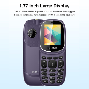 Cina a buon mercato caratteristica originale telefono cellulare 1.77 pollici molto sottile 2G caratteristica telefoni cellulari - Product Image 3