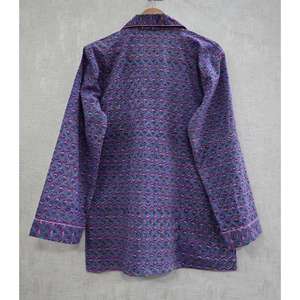 Conjunto de Pijama de Algodón para Mujer, Estampado, Suave, Cómodo, Transpirable, Ropa de Dormir, Ropa de Casa, Dos Piezas - Product Image 4