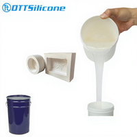 Le caoutchouc de silicone liquide pour le moule de Plater/Gepsum faisant le caoutchouc de silicone RTV-2
