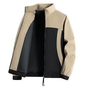 Chaqueta de hombre, nueva tendencia primavera-otoño 2025, cuello alto, informal, estilo Joker, abrigo de moda para hombre, cálido y a la moda. - Product Image 2